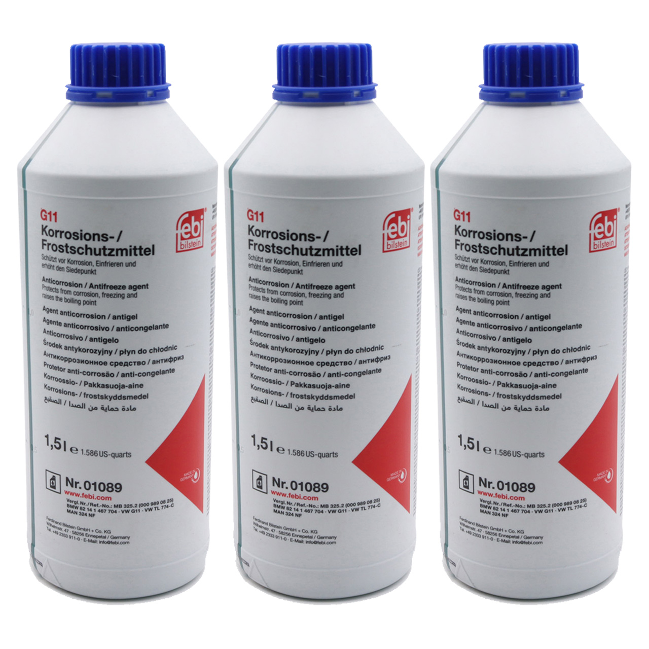 4L 4 Liter BASF GLYSANTIN Frostschutz Kühlerfrostschutz Ready Mix