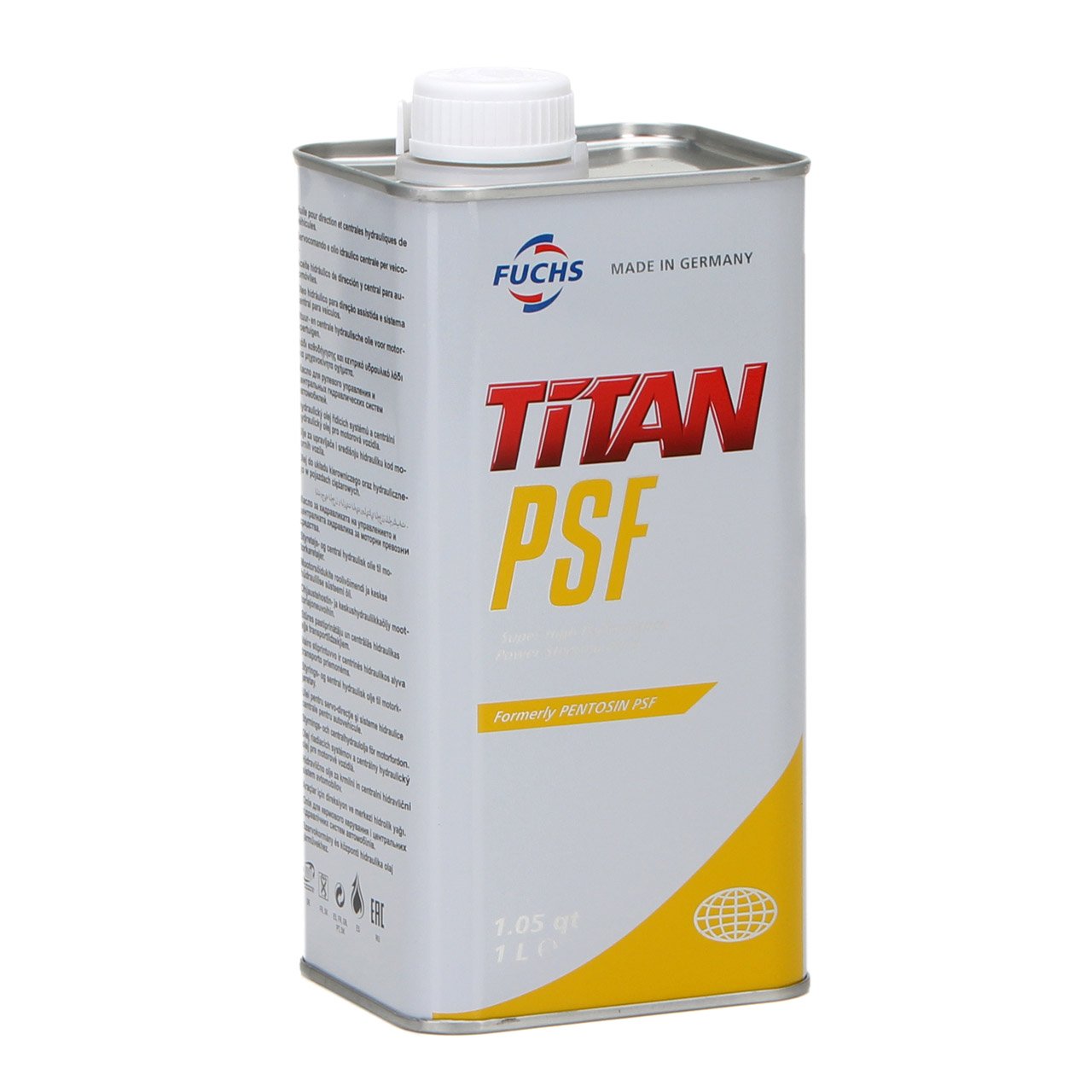 2L 2 Liter FUCHS Pentosin TITAN PSF Hydrauliköl Zentralhydrauliköl MB 236.3