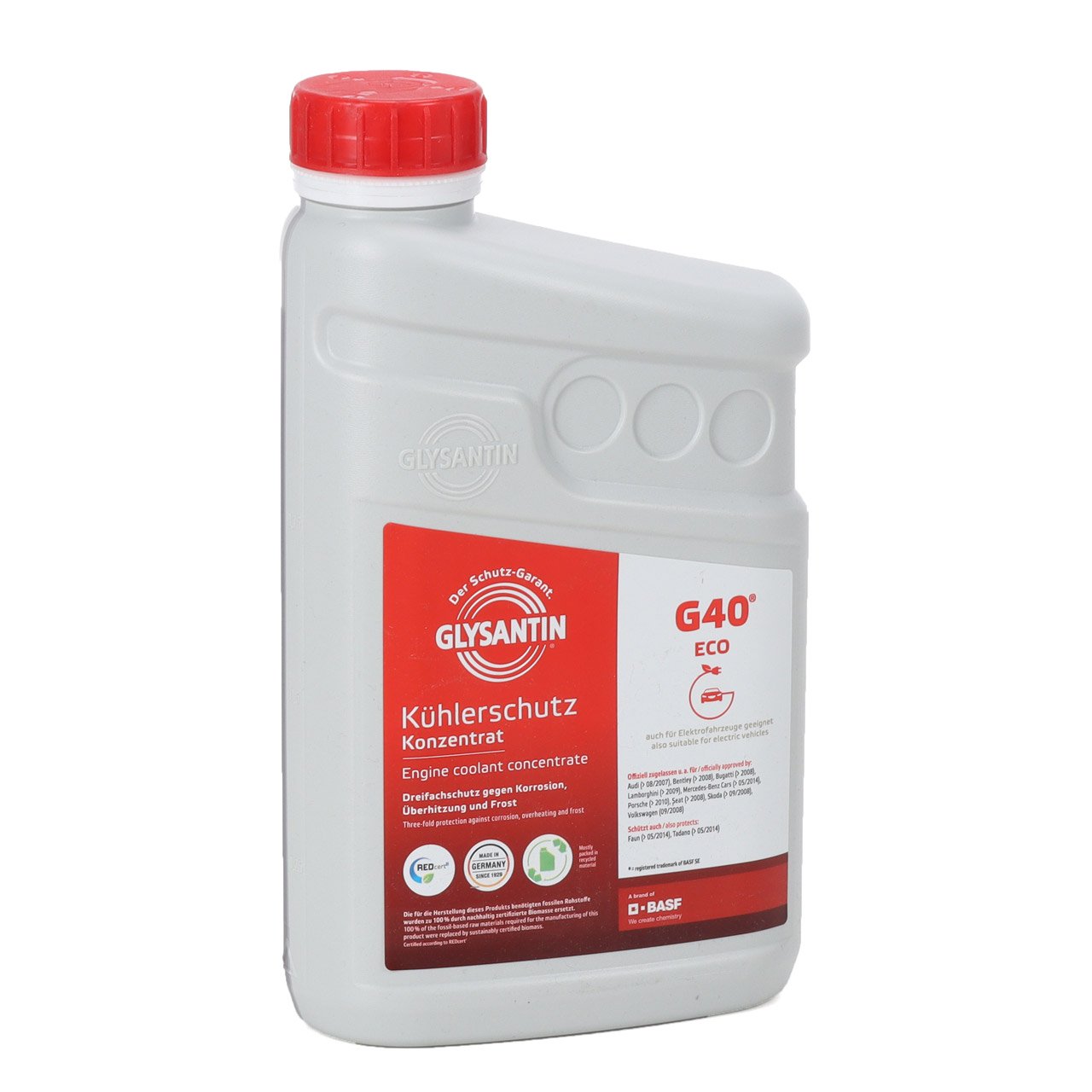 1L 1 Liter BASF GLYSANTIN Frostschutz Kühlerfrostschutz Konzentrat G40 Eco PINK