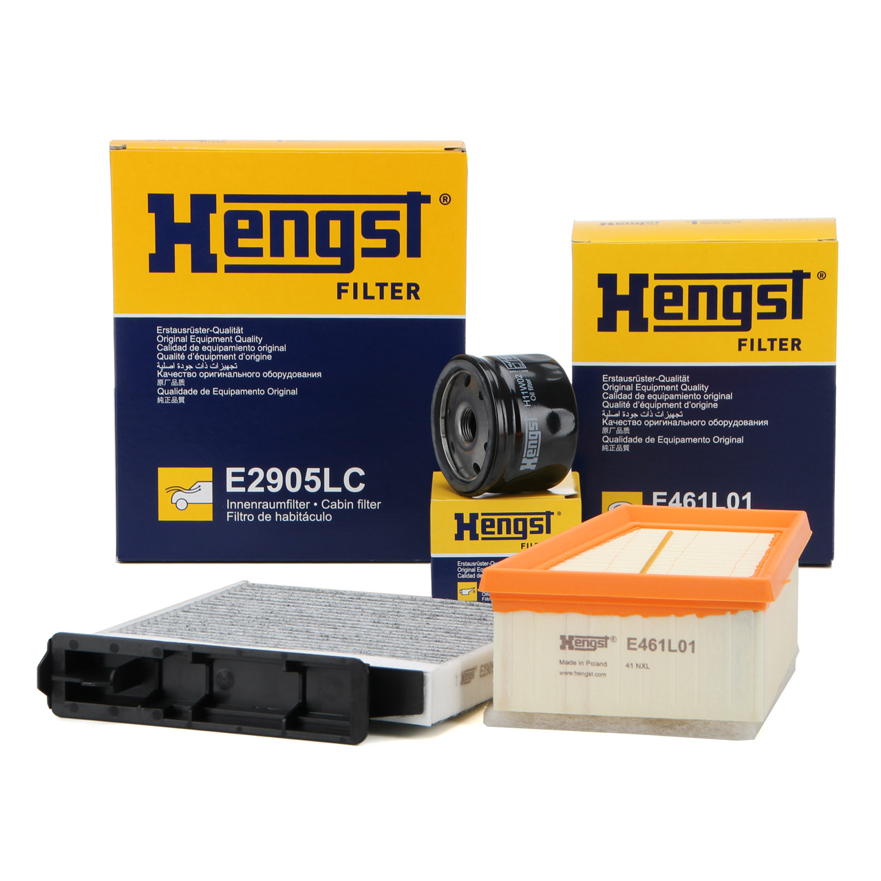 HENGST Filter-Set RENAULT Clio 2 DACIA Duster (HS_) Logan Sandero 1.4/1.6 16V