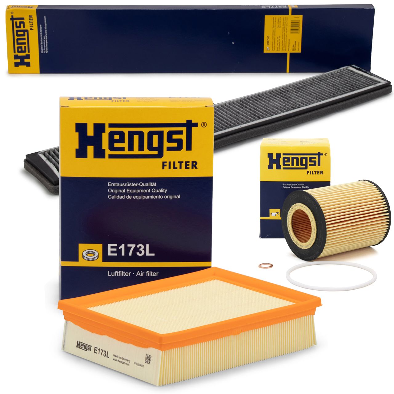 HENGST Filter-Set für BMW 3er E46 320i 323i 325i 328i 330i 150-231 PS M52 M54