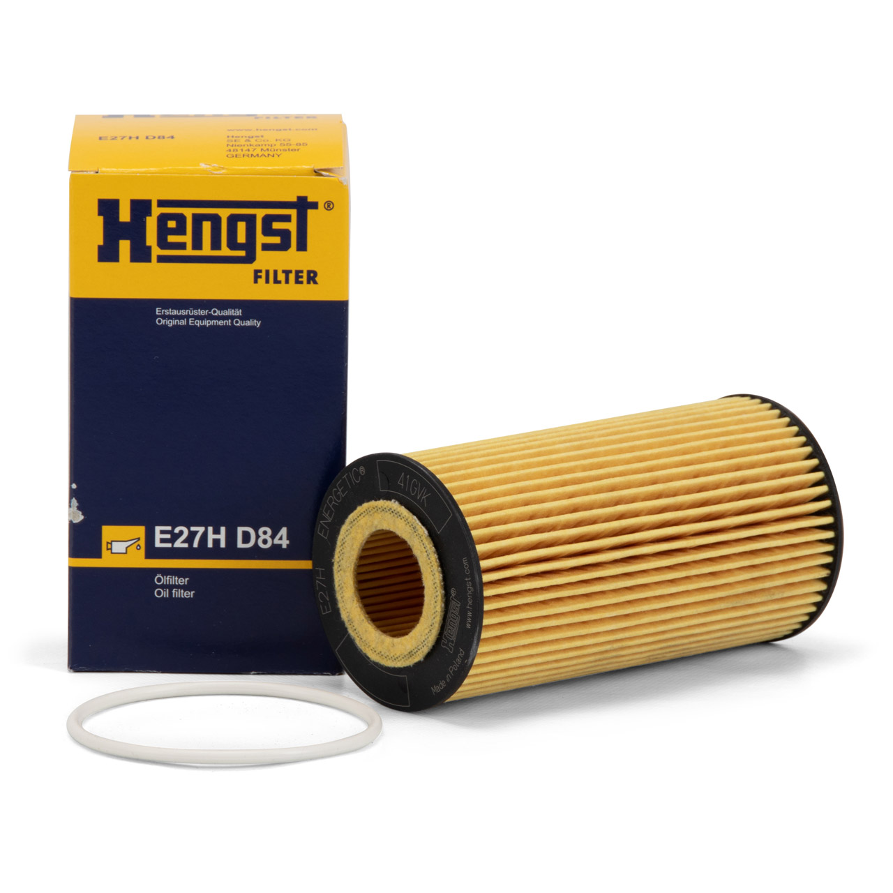 HENGST E27HD84 Ölfilter FORD Focus 2 2.5 ST / RS Kuga 1 Mondeo 4 S-Max WA6 2.5