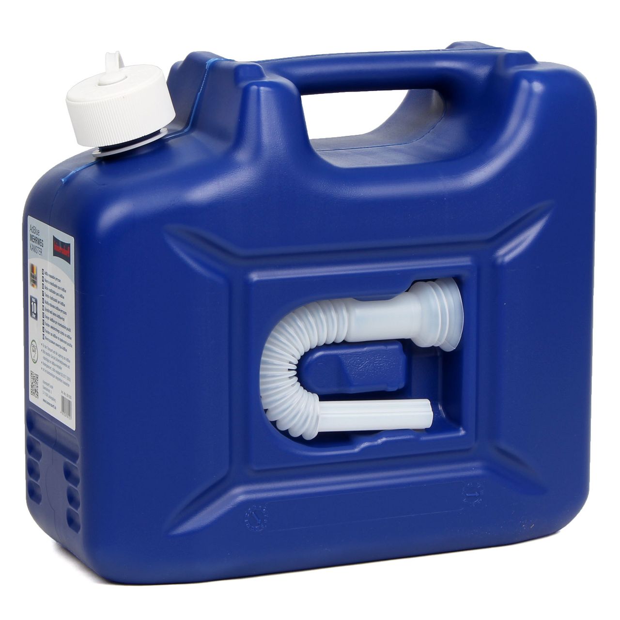 10 Liter HÜNERSDORFF 801500 AdBlue Kanister Reservekanister mit Auslaufrohr UNBEFÜLLT
