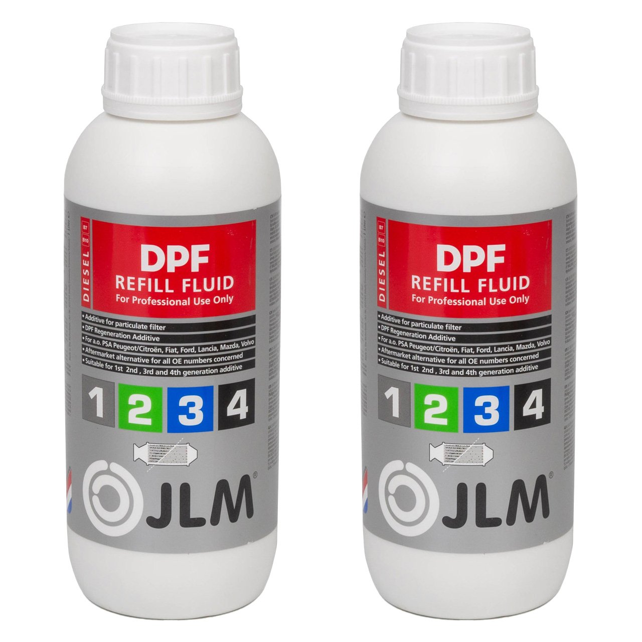 2x 1 Liter JLM J02260 DPF Nachfüllflüssigkeit Additiv für Dieselpartikelfilter