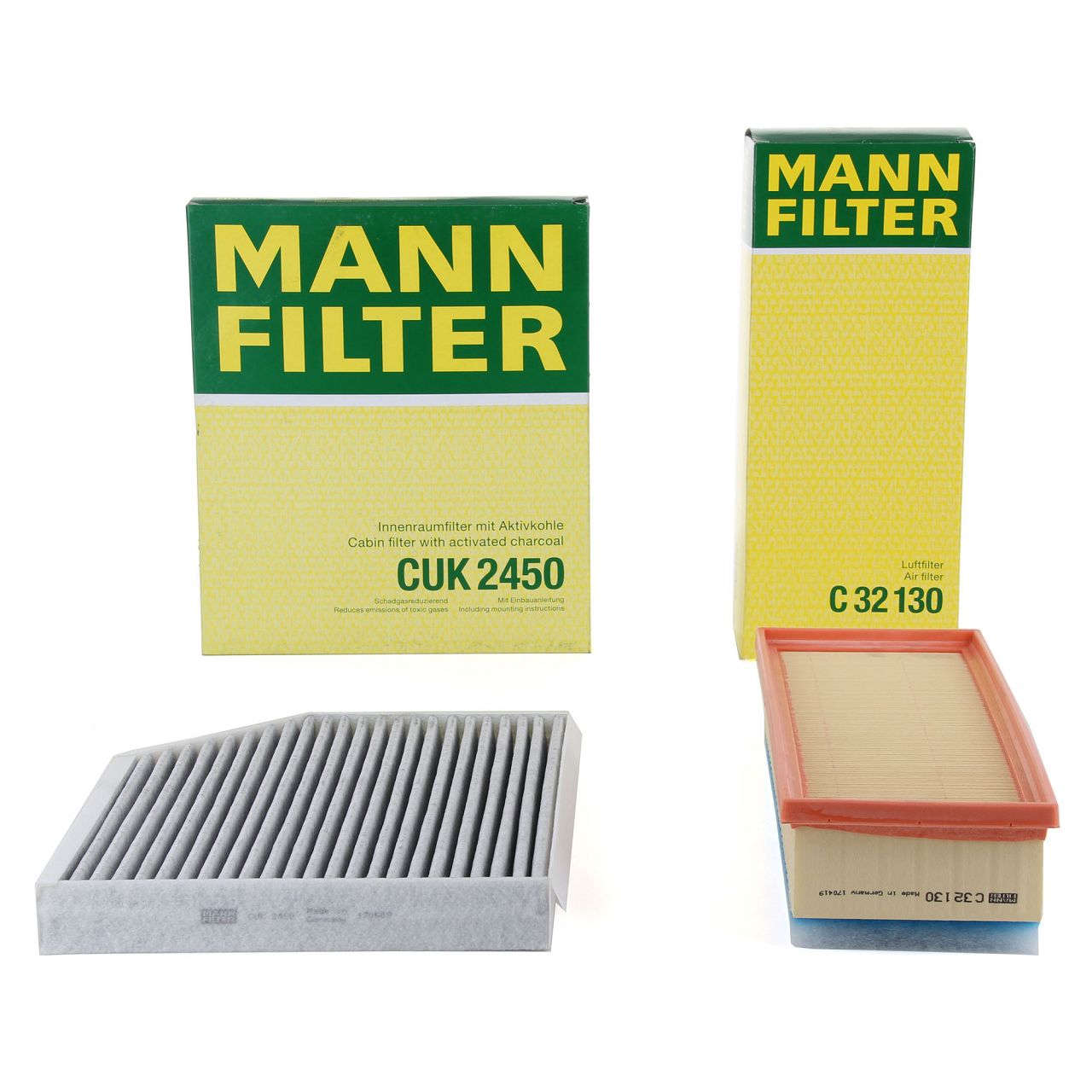 MANN Filter-Set AUDI A4 (B8) A5 (8T 8F) Q5 (8RB) 1.8/2.0 TFSI 2.0 TDI