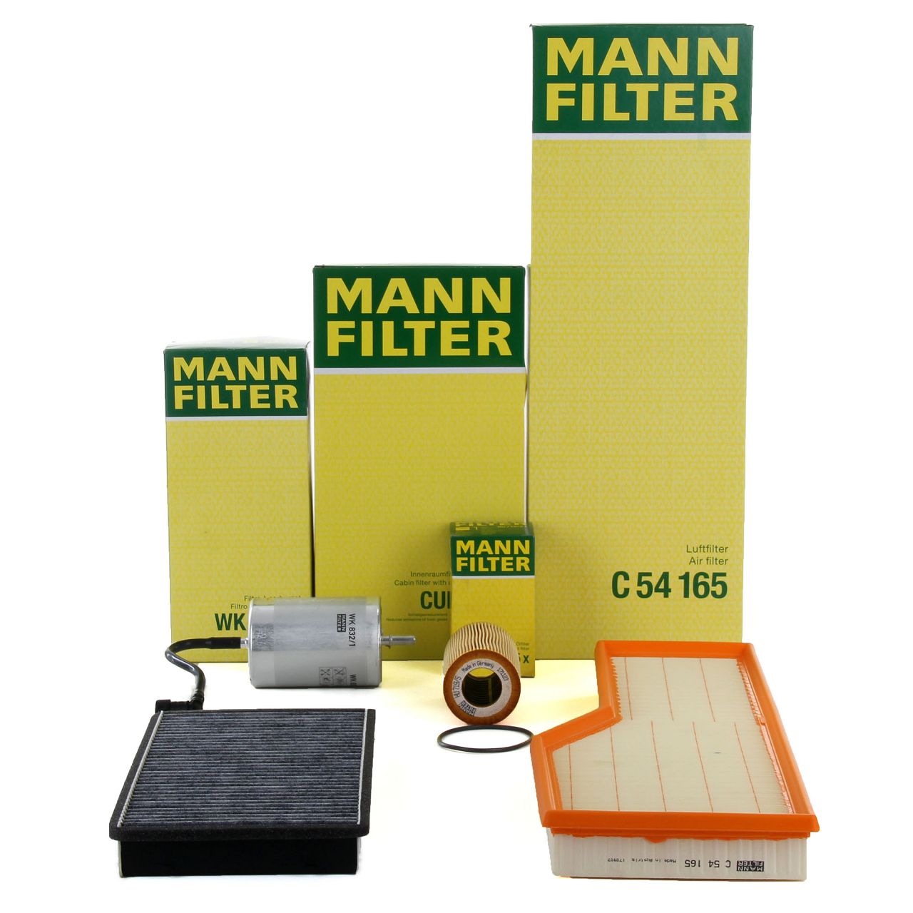 MANN Filter-Set für PORSCHE 911 (996) 3.4 / 3.6 Carrera / S 301/320/345 PS