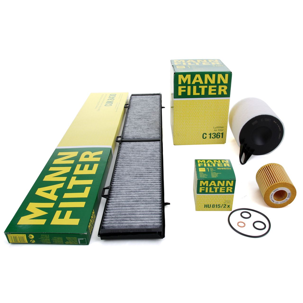 MANN Filter-Set 3-tlg BMW 1er E81-88 116-120i 3er E90-93 316-320i X1 E84 18i N43 N45 N46