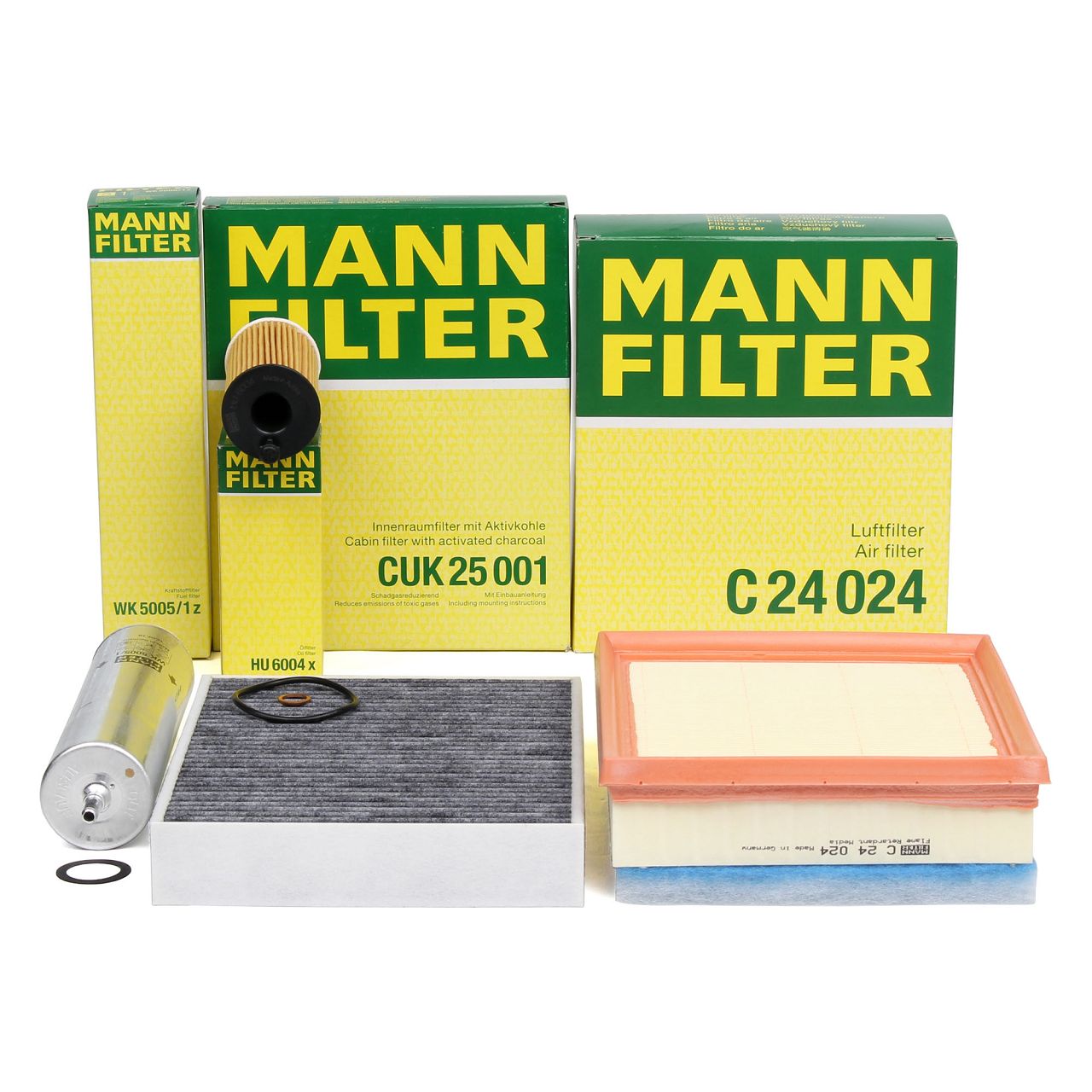 MANN Filter-Set 4-tlg BMW 1er F20 F21 2er F22 F23 3er F30 F31 F34 4er F32 F33 F36 N47