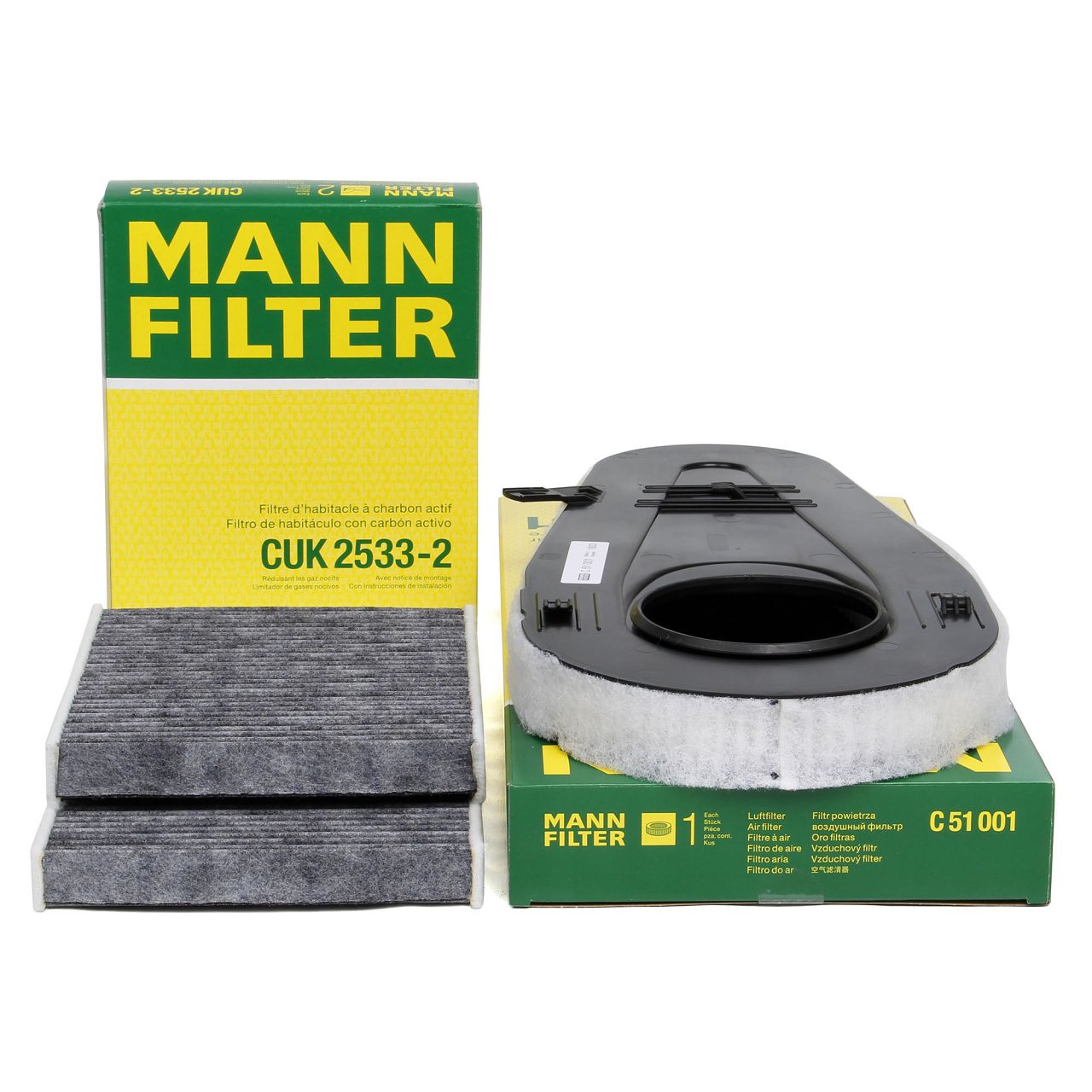 MANN Filter-Set BMW 5er F10 F11 F07 518-535d 7er F01-04 730/740d N47 N57