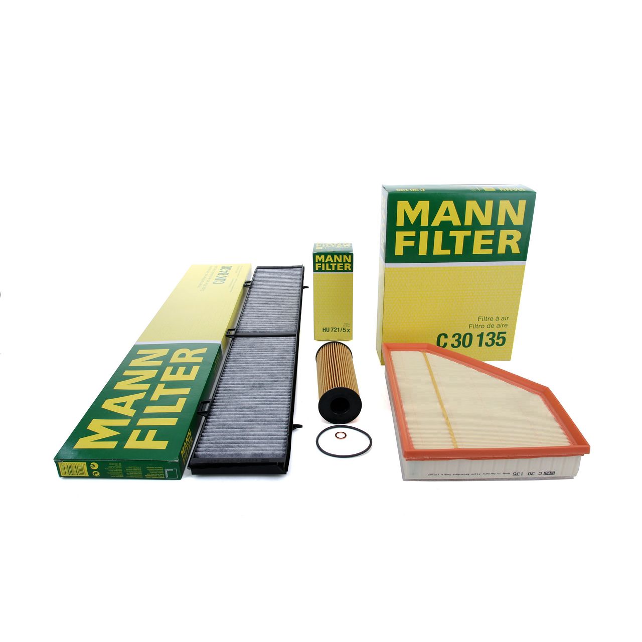 MANN Filter-Set 3-tlg BMW 1er E81-E88 116-123d 3er E90-93 316-320d X1 E84 N47