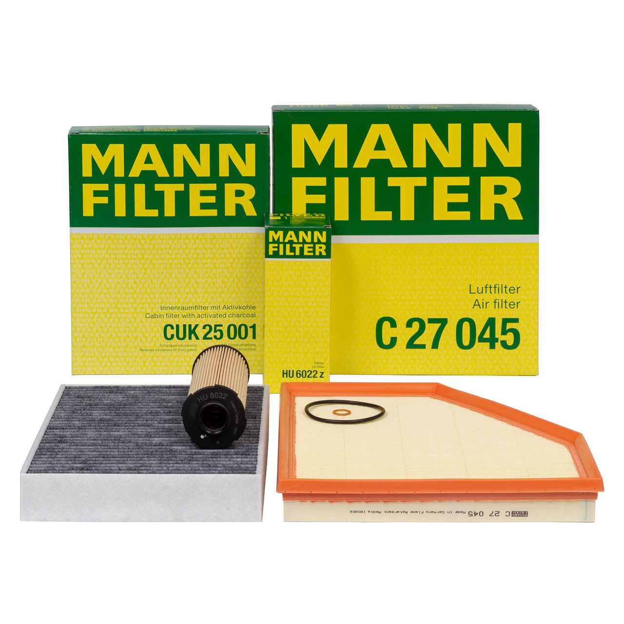 MANN Filter-Set BMW 1er F20 F21 M140i 2er F22 F23 M240i 3er F30-34 340i 4er F32-36 440i B58
