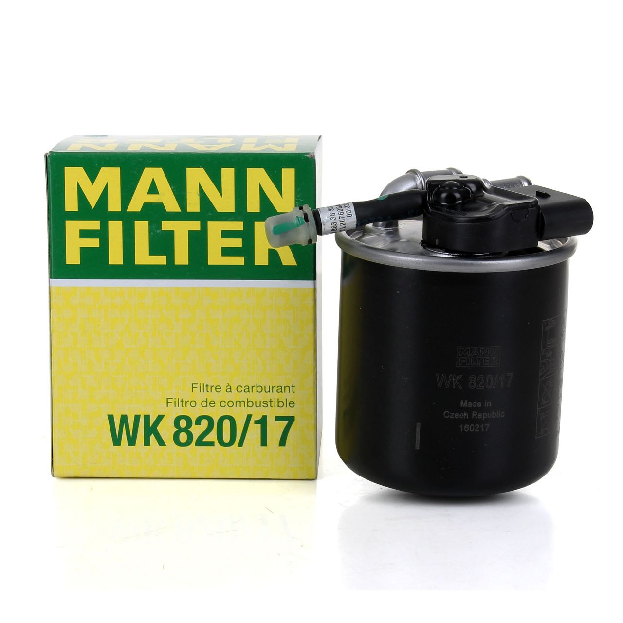 MANN WK820/17 Kraftstofffilter Diesel MERCEDES W204 W205 W212 W221 W222 OM651