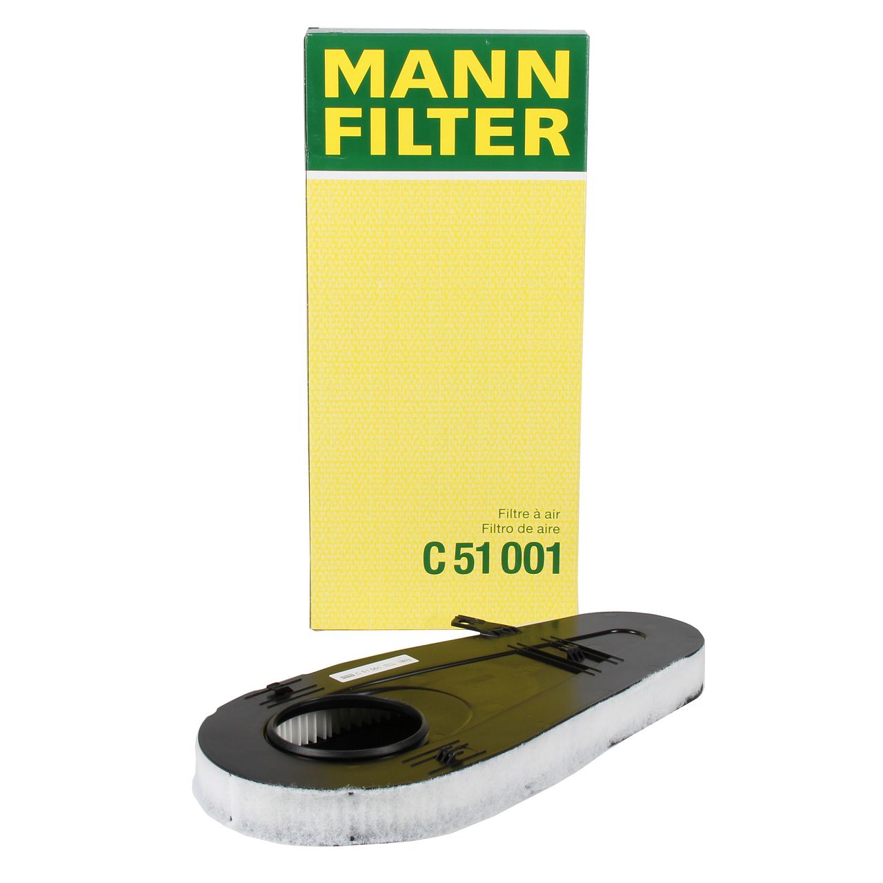 MANN C51001 Luftfilter Motorluftfilter BMW 5er F10 F11 F07 518-535d 7er F01-04 730d 740d