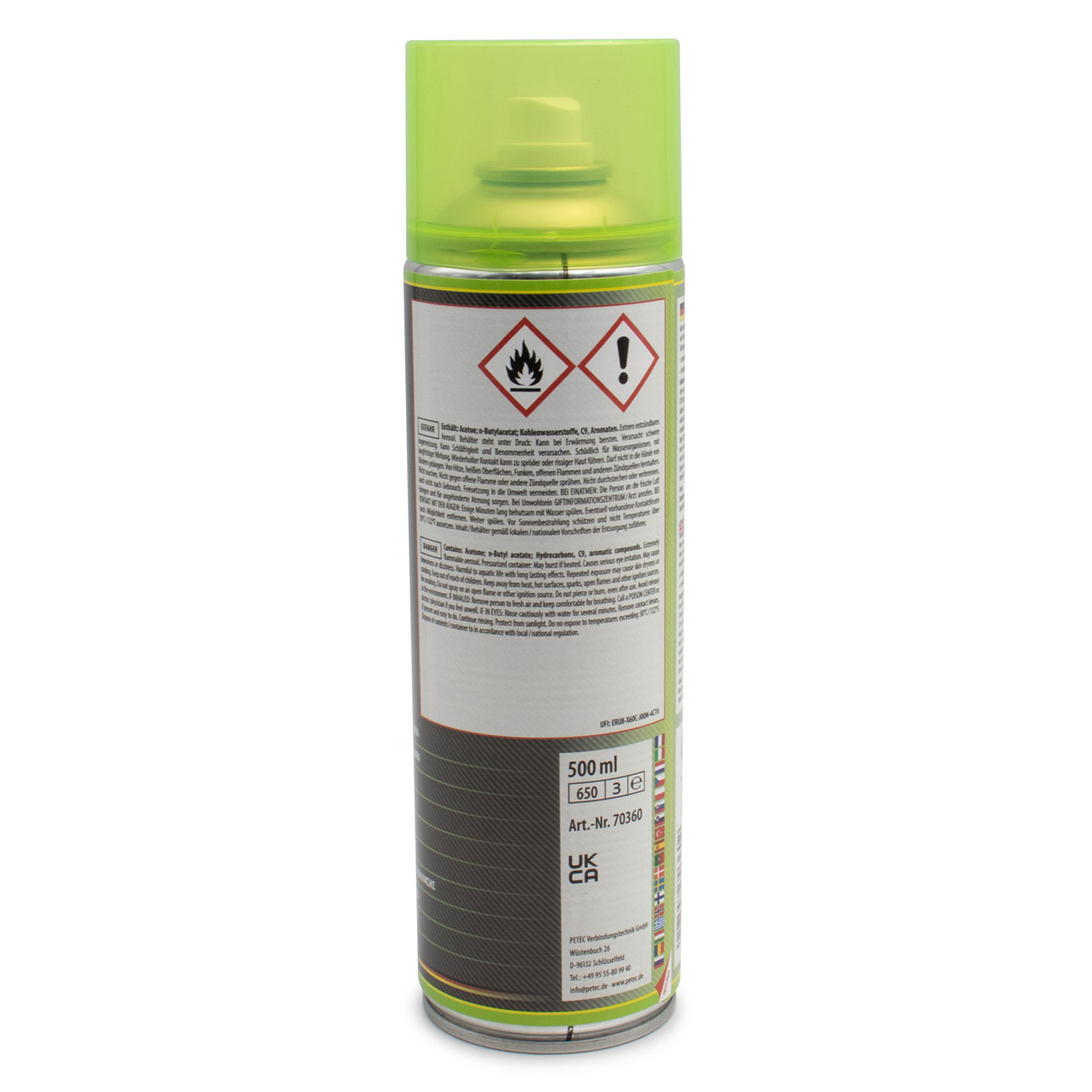 PETEC 70360 Inox Spray Schweißprimer Korrosionsschutzmittel Versiegelung Schutz 500ml