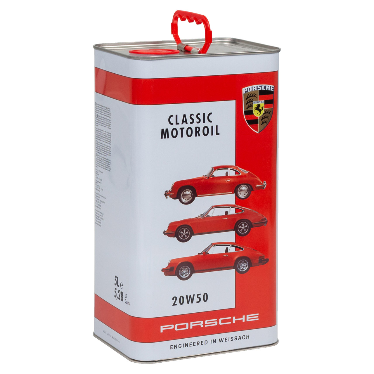 5 Liter ORIGINAL Porsche CLASSIC Motoröl 20W-50 356 914 911 F/G bis 2,7 Liter