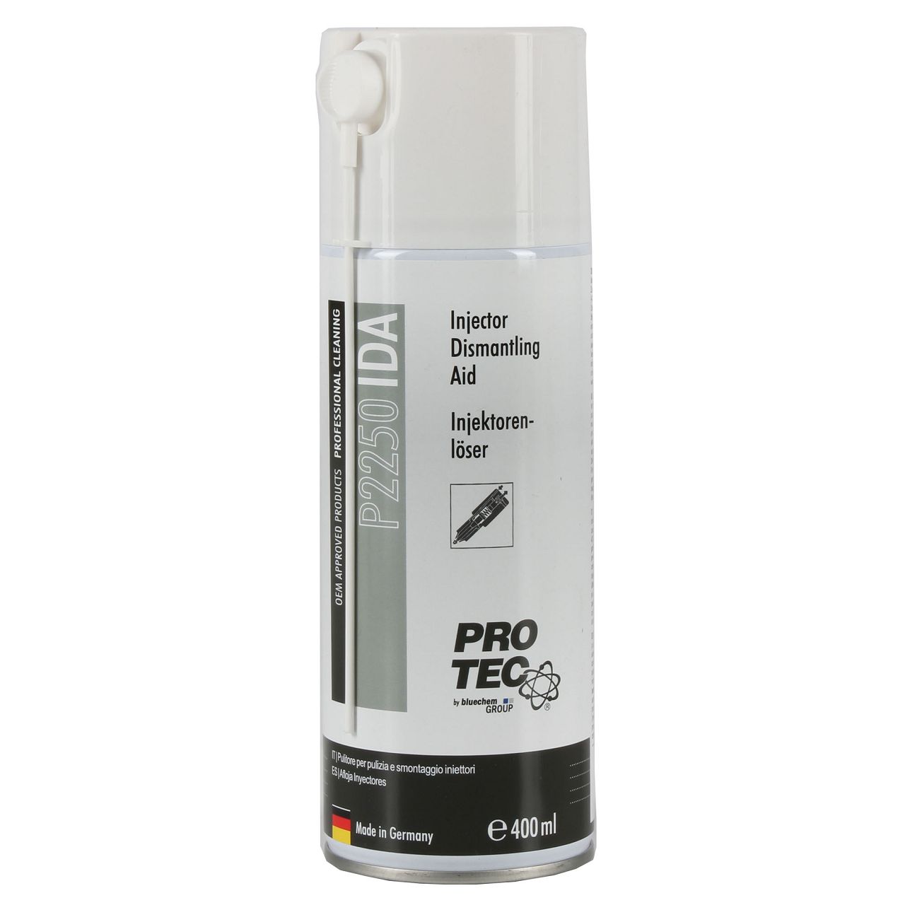 PROTEC P2250 Injektorenlöser Spray Einspritzdüse Reiniger Düse Zündkerze 400ml