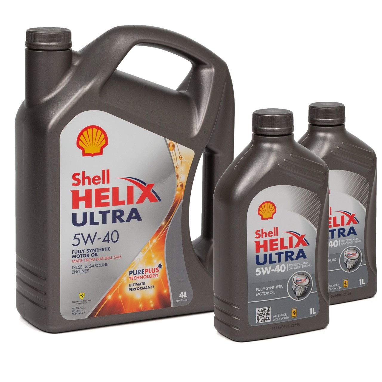 6L 6 Liter SHELL HELIX ULTRA 5W-40 5W40 Motoröl Öl MB 226/229.5 VW 502/505.00