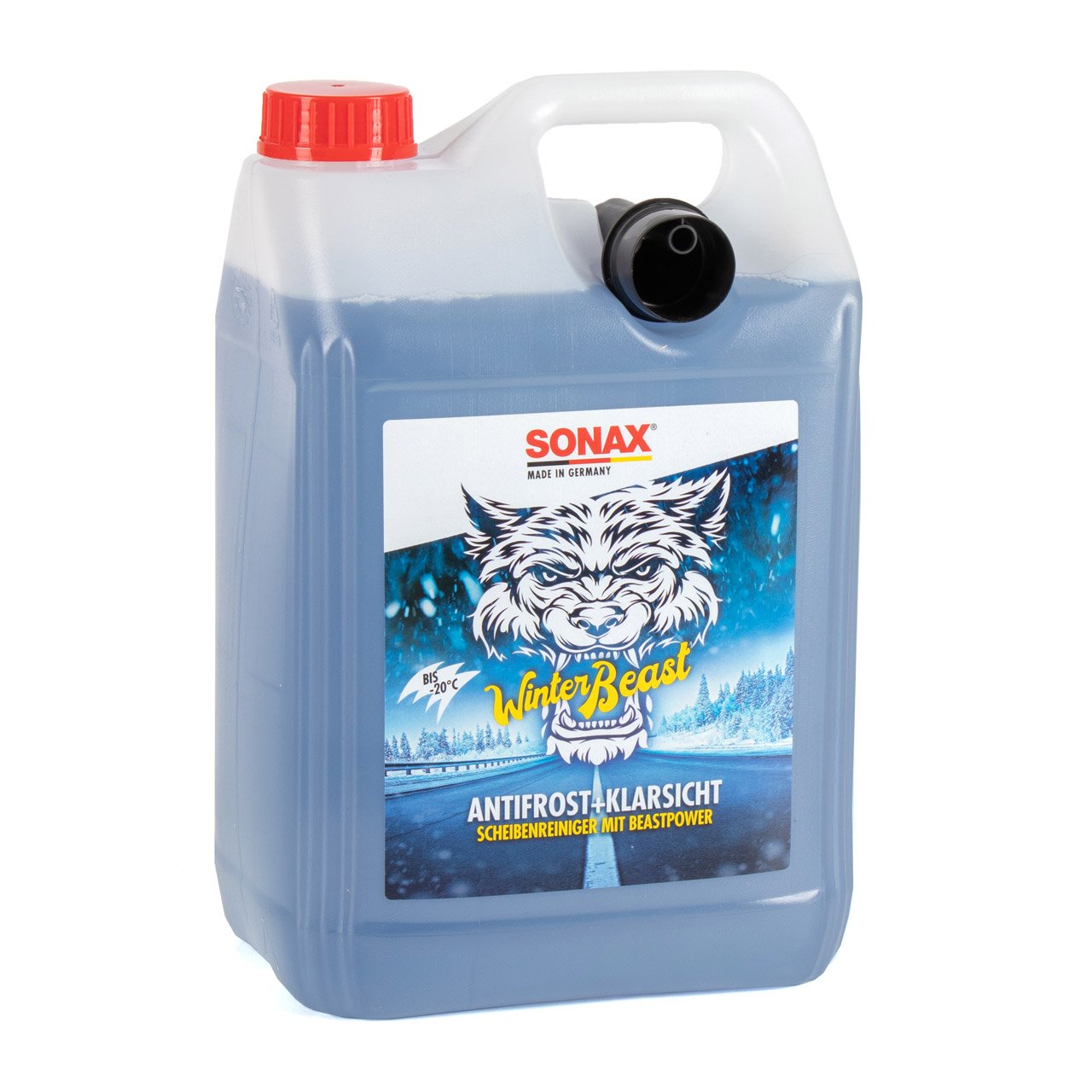 2x 5L 5 Liter SONAX 01355000 WinterBeast Scheiben Frostschutz ANTIFROST Konzentrat -20°C
