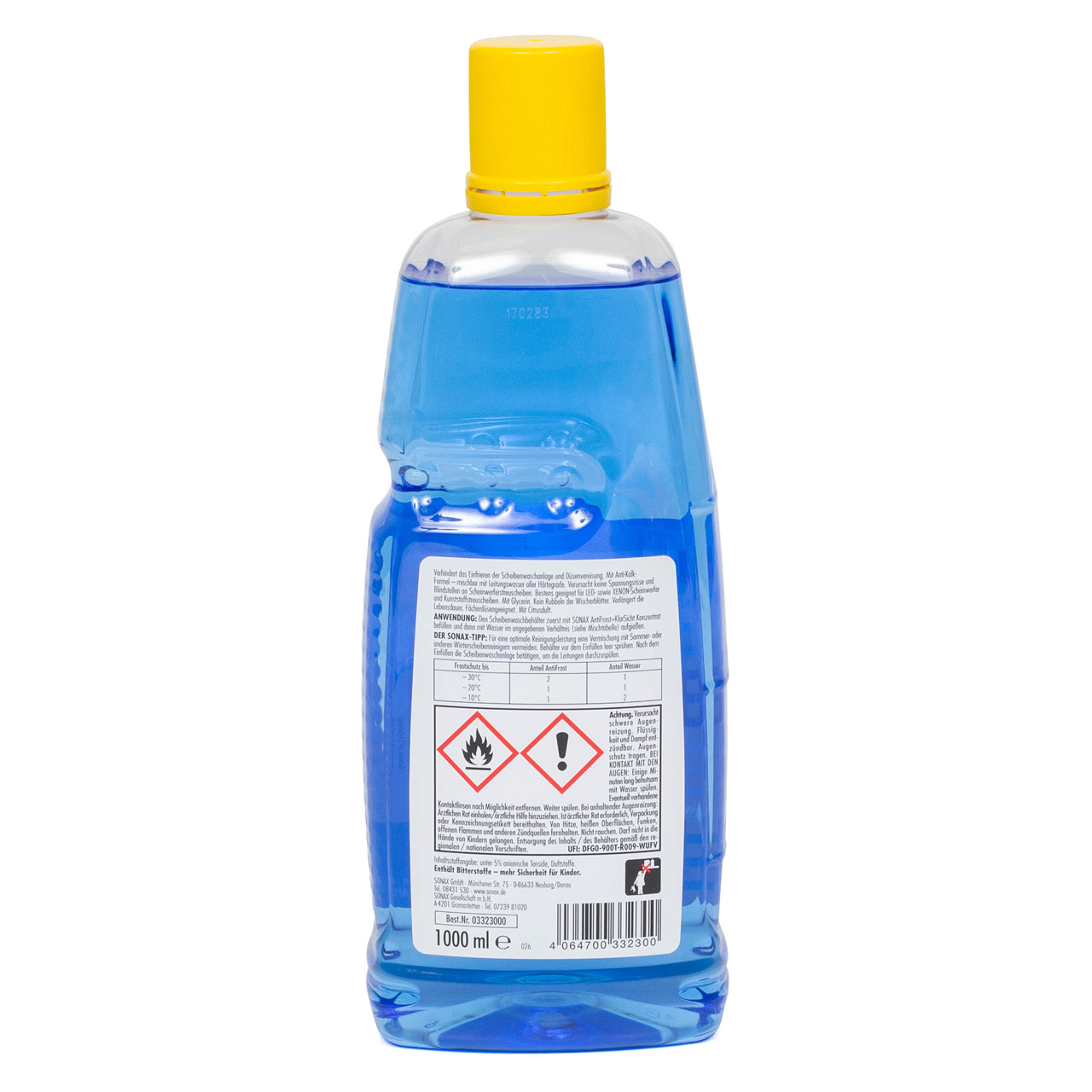 SONAX 332300 Scheiben Frostschutz ANTIFROST & KLARSICHT Konzentrat - 1L 1 Liter