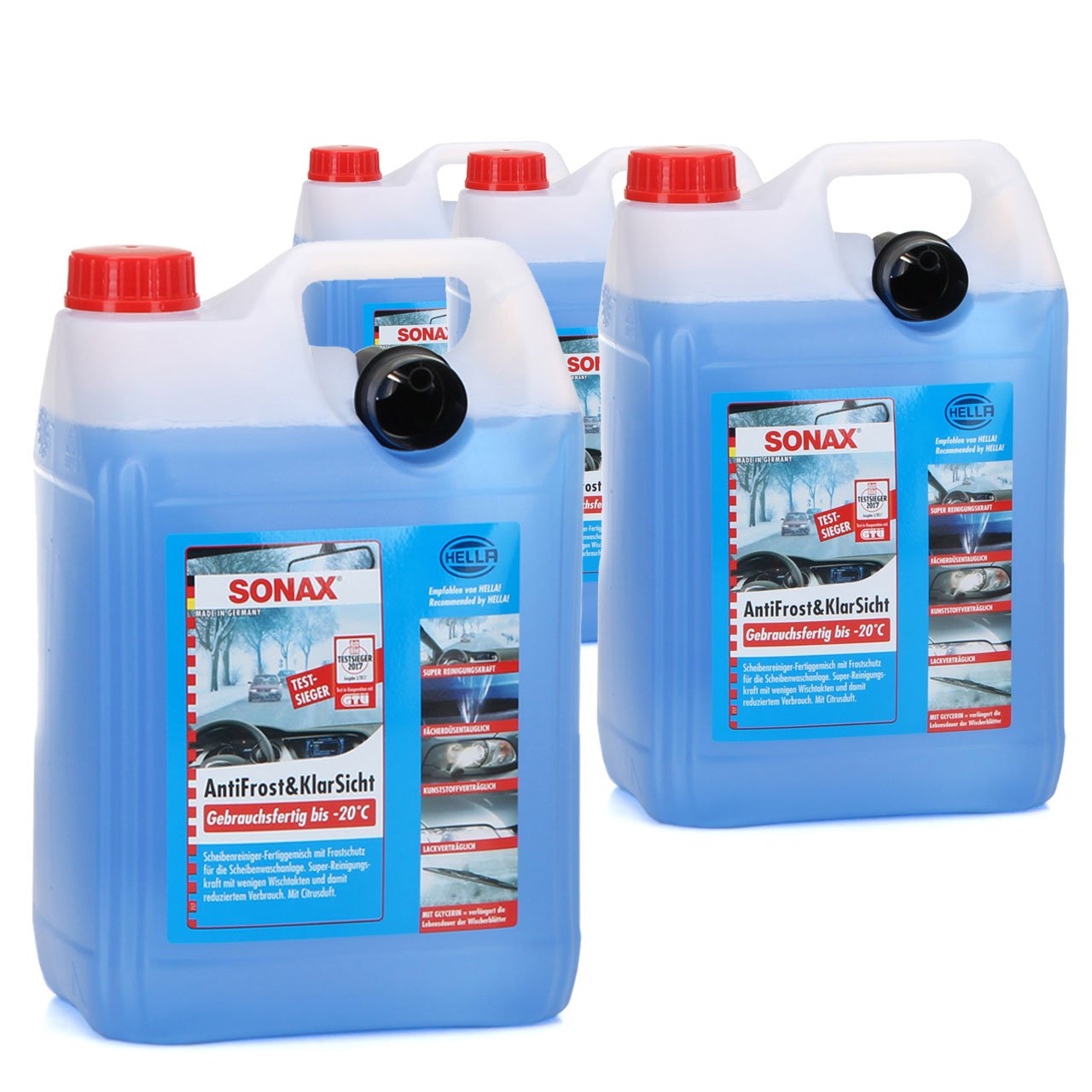 20L 20 Liter SONAX Frostschutz ANTIFROST & KLARSICHT gebrauchsfertig bis -20°C