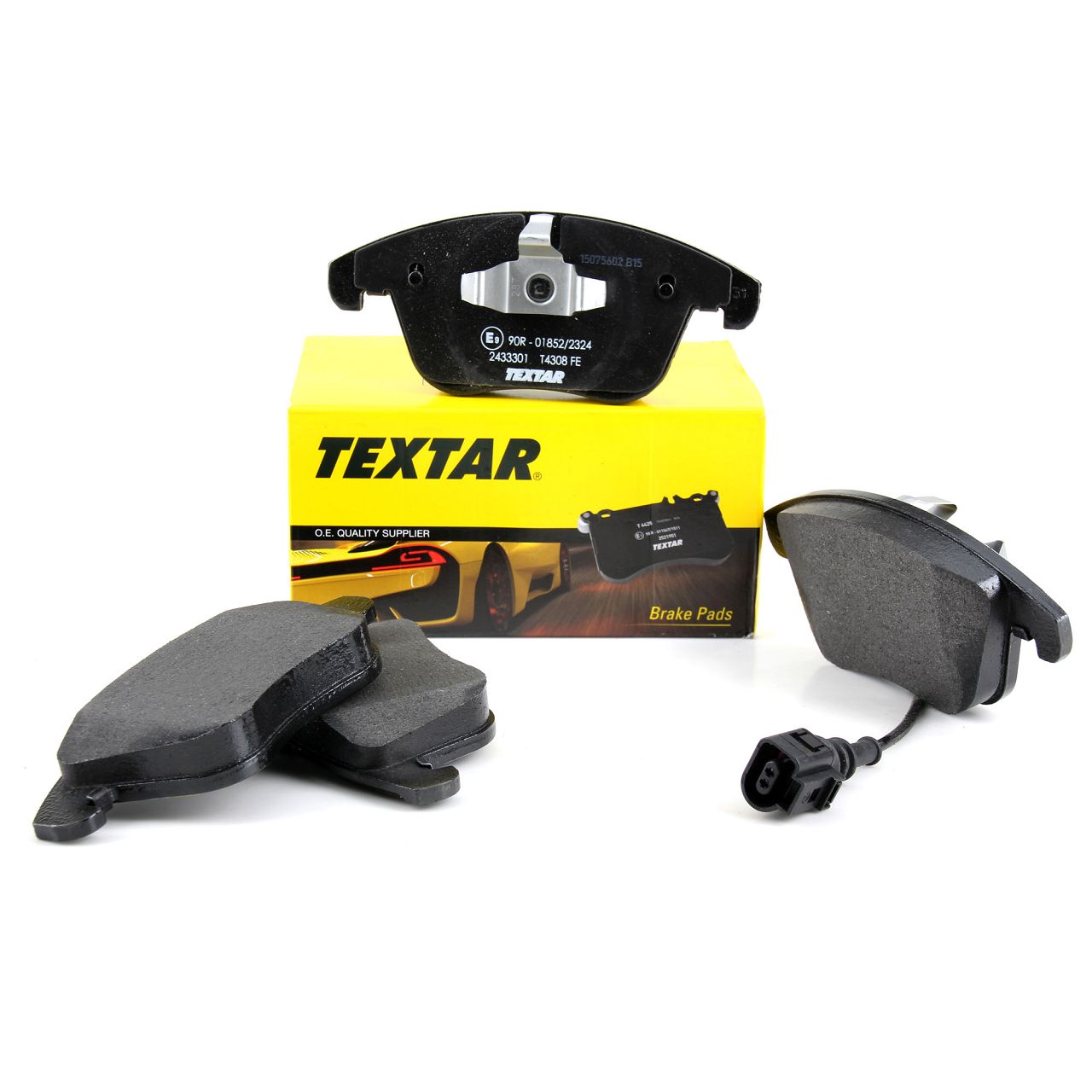 TEXTAR 2433301 Bremsbeläge + Sensor AUDI Q3 8U SEAT Alhambra VW Sharan Tiguan vorne