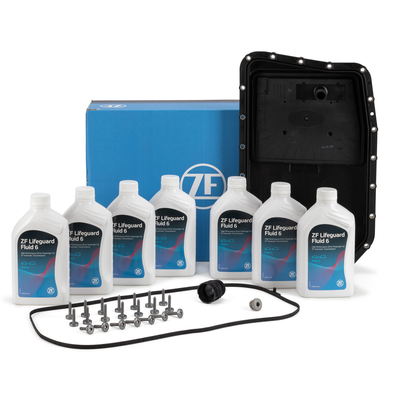 ZF Getriebe&ouml;lwanne + 7L Getriebe&ouml;l f&uuml;r BMW E90-93 E60/61 E63/64 E65 X3 X5 X6 6HP26 6HP28