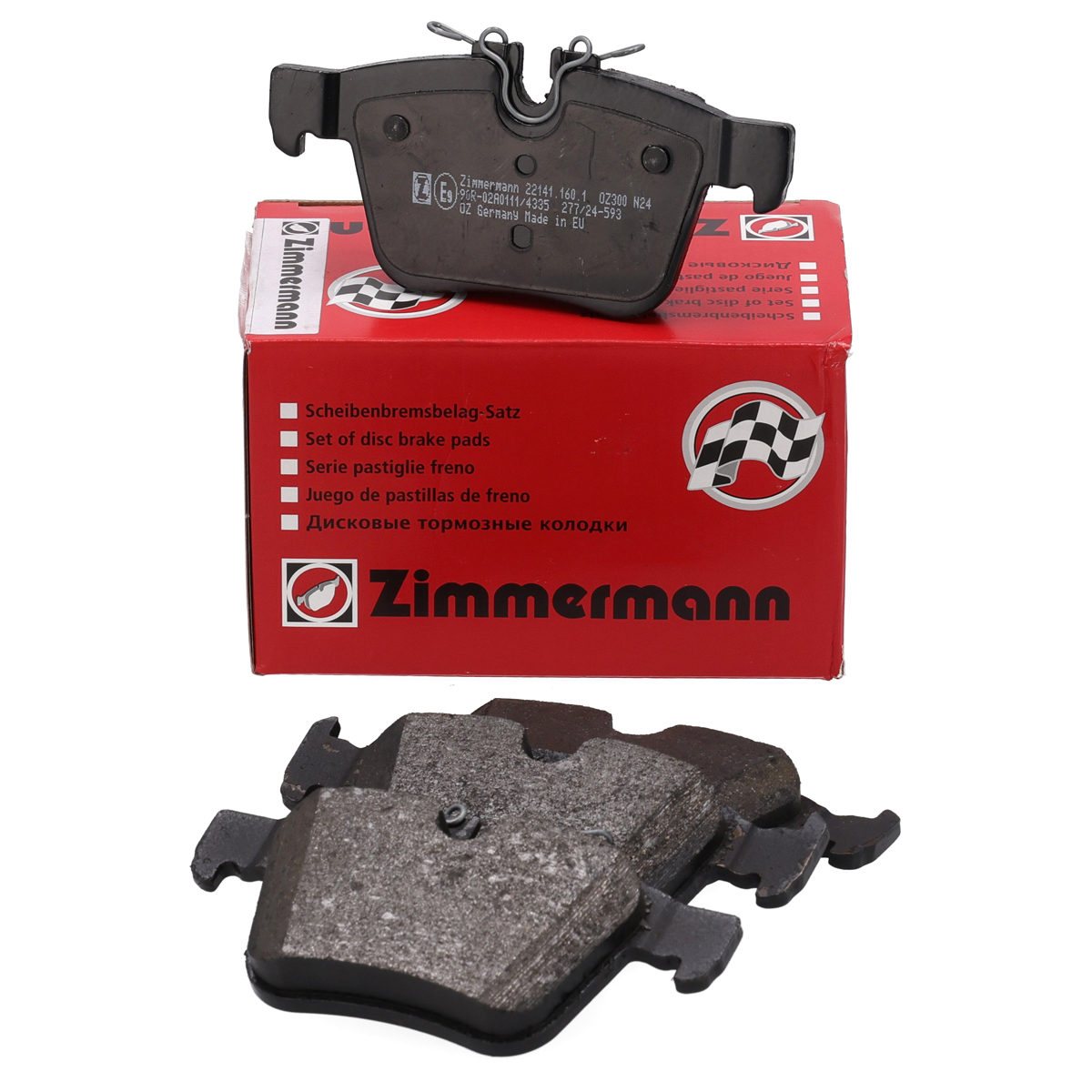 ZIMMERMANN Bremsbeläge für JAGUAR F-Pace XE XF VOLVO S90 2 V90 2 XC90 2 hinten