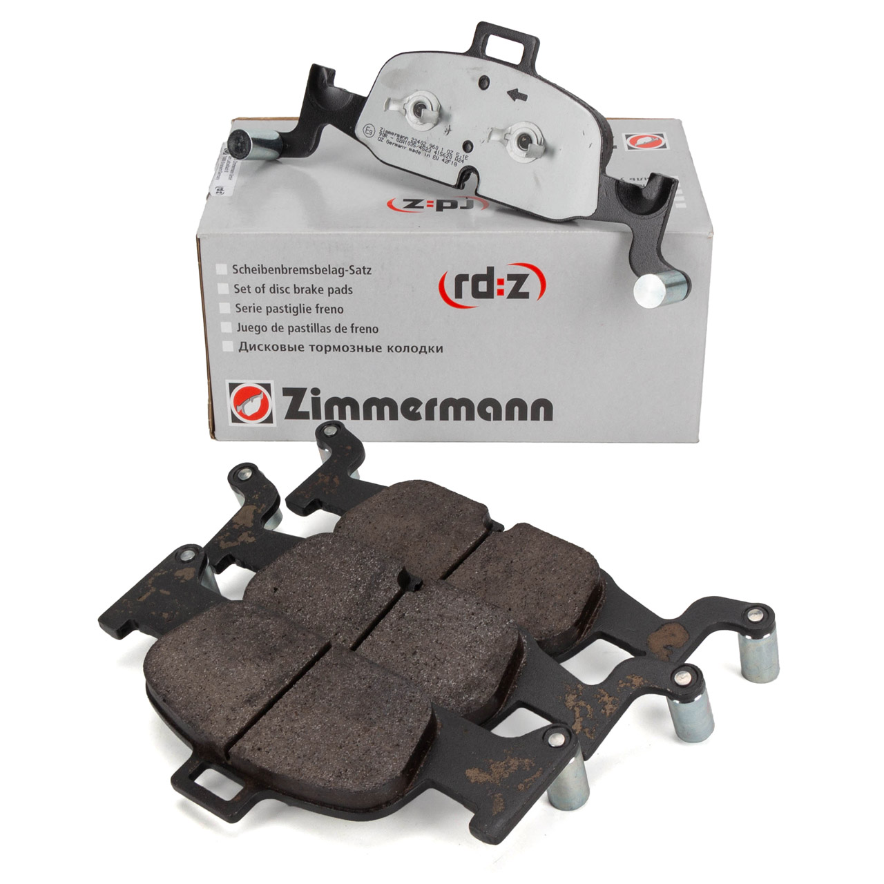 ZIMMERMANN rd:z Bremsbeläge für AUDI A4 B9 A5 F5 A6 C8 A7 4K Q5 FYB vorne
