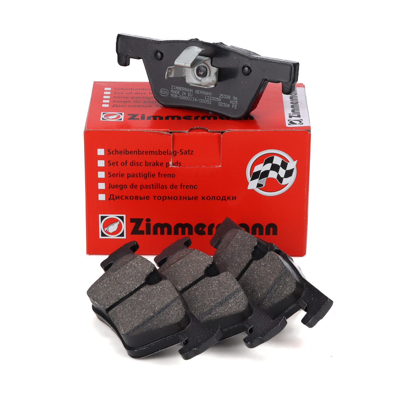 ZIMMERMANN Bremsbel&auml;ge Bremskl&ouml;tze f&uuml;r BMW 1er F20/21 2er F22/23 3er F30-34 4er hinten