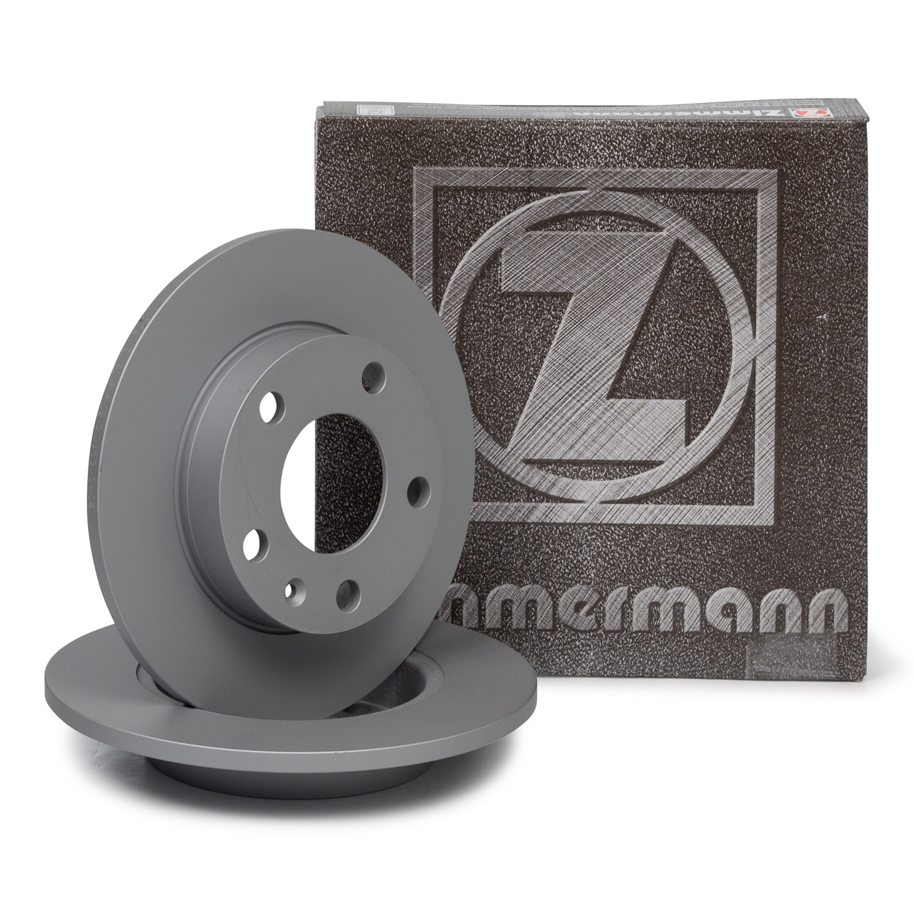 ZIMMERMANN Brake Disc Set for AUDI A4 B6 B7, SEAT Exeo 3R, PR-1KD (Rear)