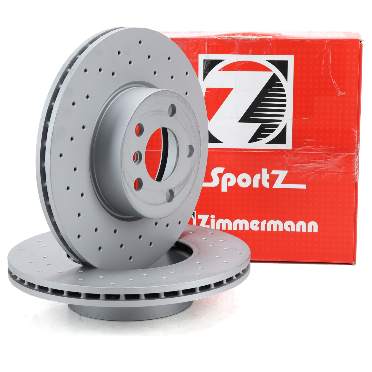 Zimmermann SPORT Bremsscheiben Satz für BMW 3er G20 G21 4er G22 ohne M-Sportbremse vorne