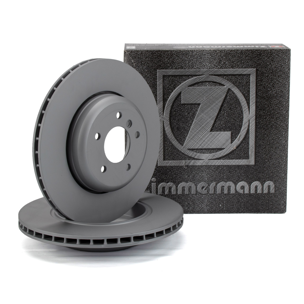 ZIMMERMANN Brake Disc Set, 345 mm, for BMW 5 Series (E60, E61) and 6 Series (E63, E64), Rear