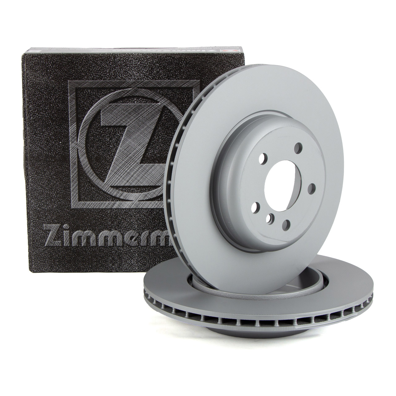 ZIMMERMANN Brake Disc Set for BMW 5 Series F10, F11, F07 and 6 Series F13, F06 (Rear) 34216775289
