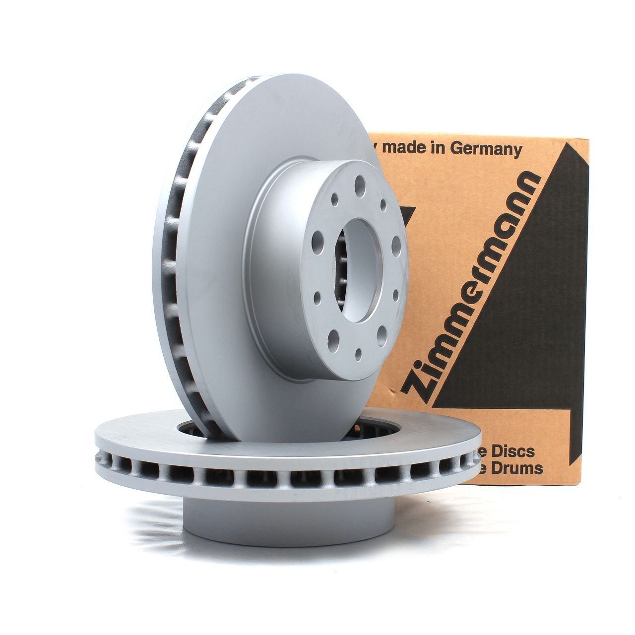 ZIMMERMANN Brake Disc Set for CITROEN Jumper, FIAT Ducato, and PEUGEOT Boxer (Front)