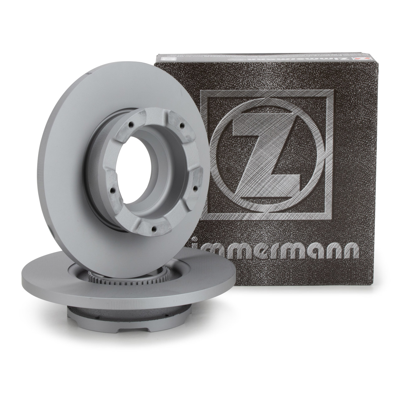 ZIMMERMANN Brake Disc Set for FORD Transit V363 (Rear) 2040064