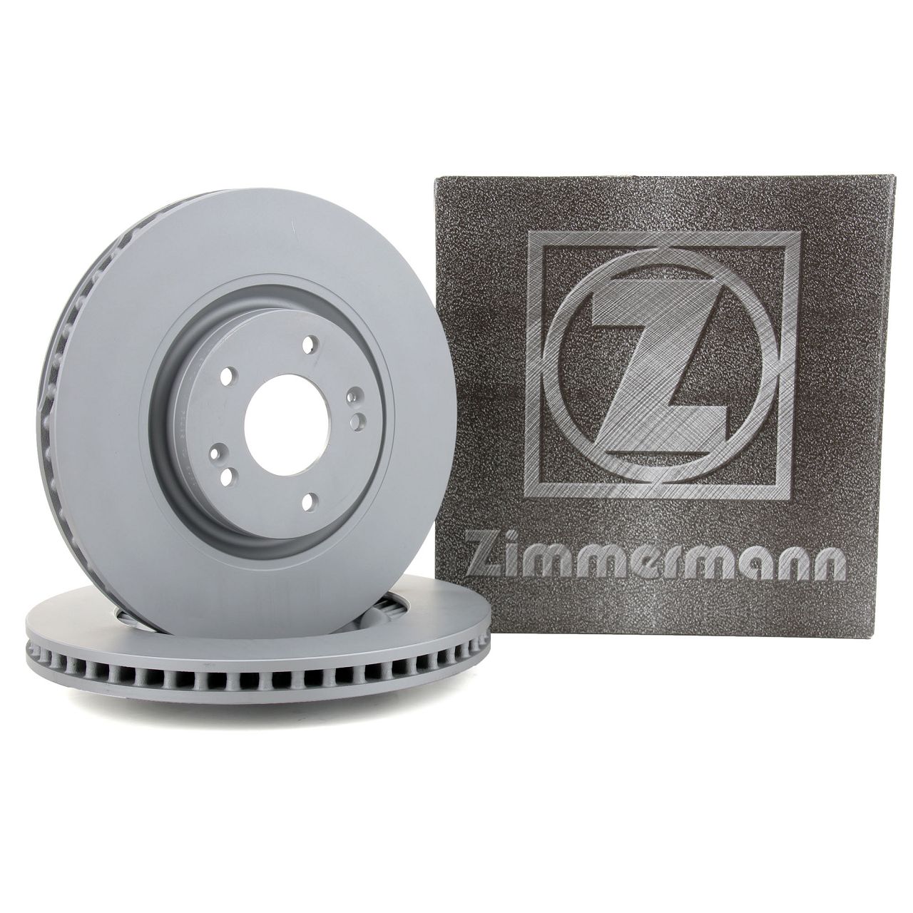 ZIMMERMANN Brake Disc Set for Hyundai i40 (VF) 17/18-inch Kia Cadenza (Front)