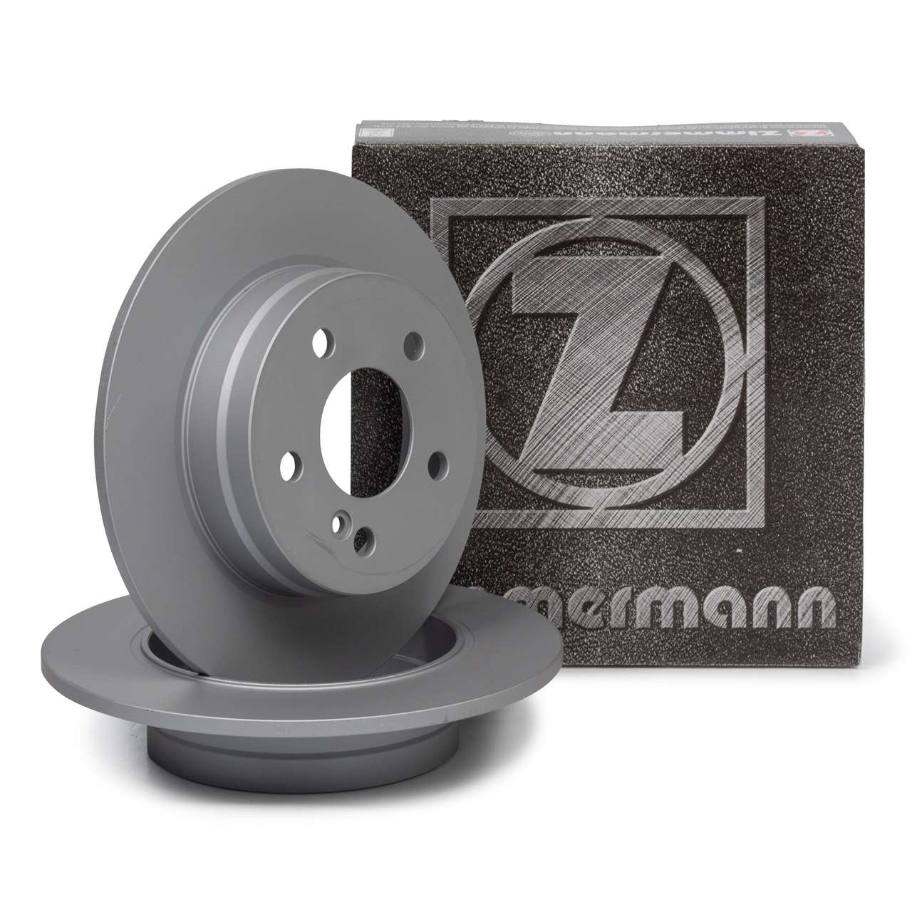 ZIMMERMANN Brake Disc Set for Mercedes C-Class W204 (without Sport Package) &ndash; Rear