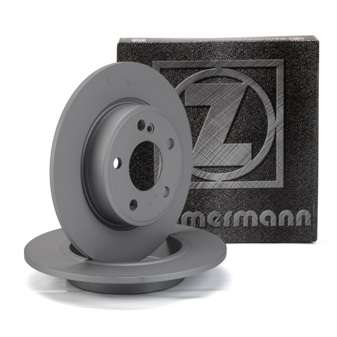 ZIMMERMANN Brake Disc Set for MERCEDES W176, W246, W242, C117 (Rear)