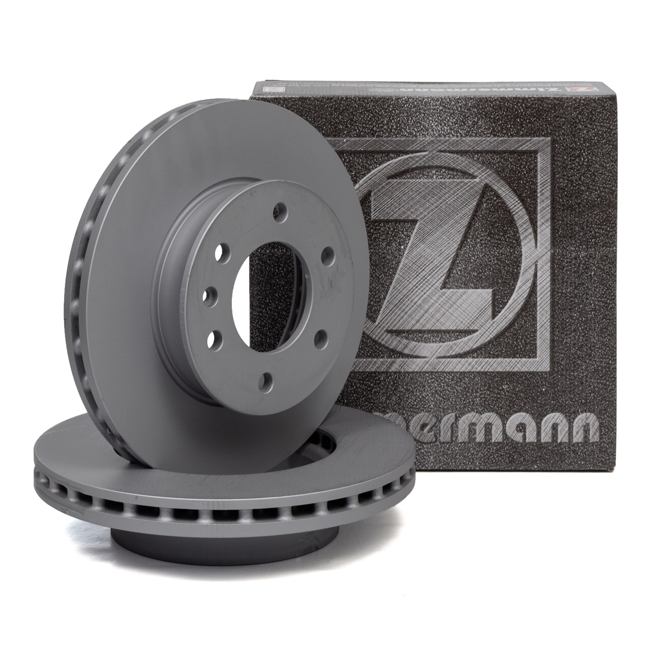 ZIMMERMANN Brake Disc Set for MERCEDES Sprinter 906, 907, 910 and VW Crafter 2E, 2F (front)