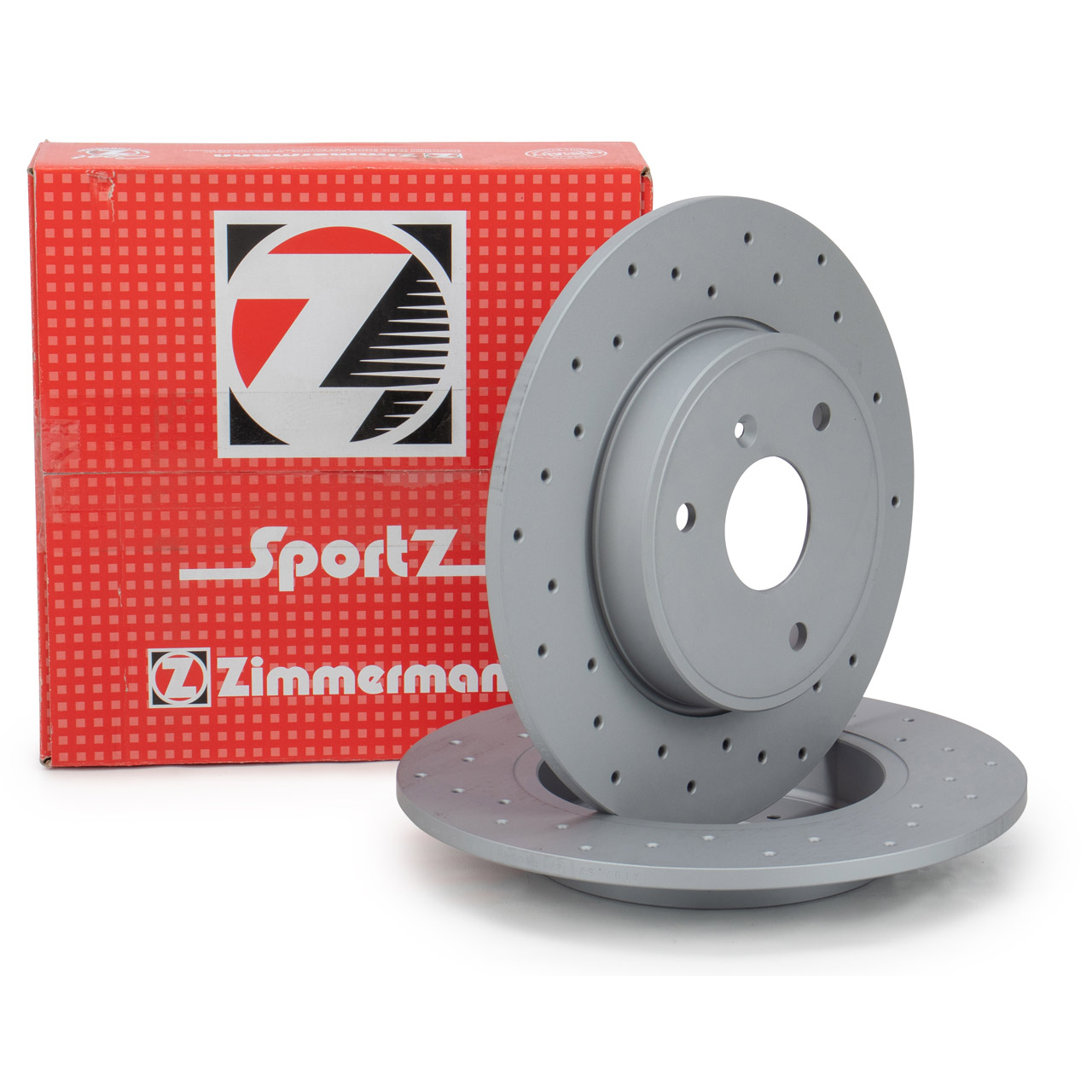 Zimmermann SPORT Bremsscheiben Satz f&uuml;r SMART ForTwo Cabrio Coupe 451 vorne