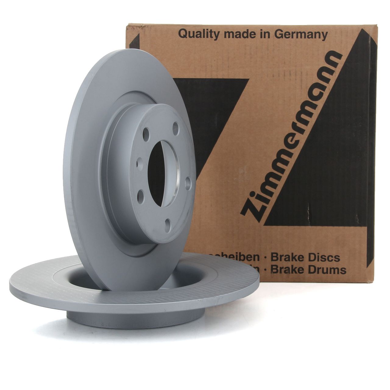 ZIMMERMANN Brake Disc Set for Opel Corsa D 1.4, 1.6 Turbo, OPC, 1.7 CDTI (Rear)