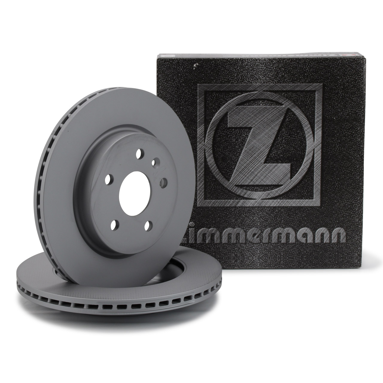 ZIMMERMANN Brake Disc Set for OPEL Insignia A and SAAB 9-5 YS3G, 17/18-inch rear