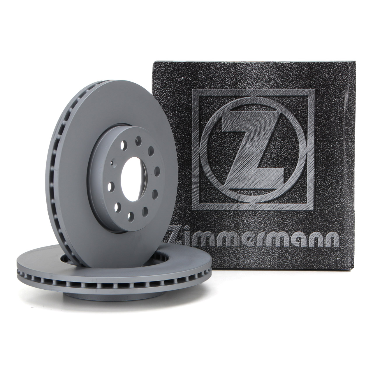 ZIMMERMANN Bremsscheiben Satz für AUDI A3 8P 8V Q2 SEAT SKODA VW Golf 5 6 7 vorne