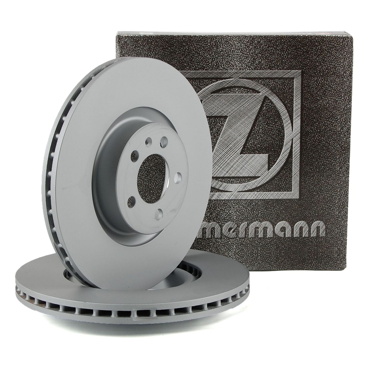 ZIMMERMANN Brake Disc Set for VW Polo 6 2.0 GTI PR-1ZB (model year AW-J-000 001 and later) &ndash; front