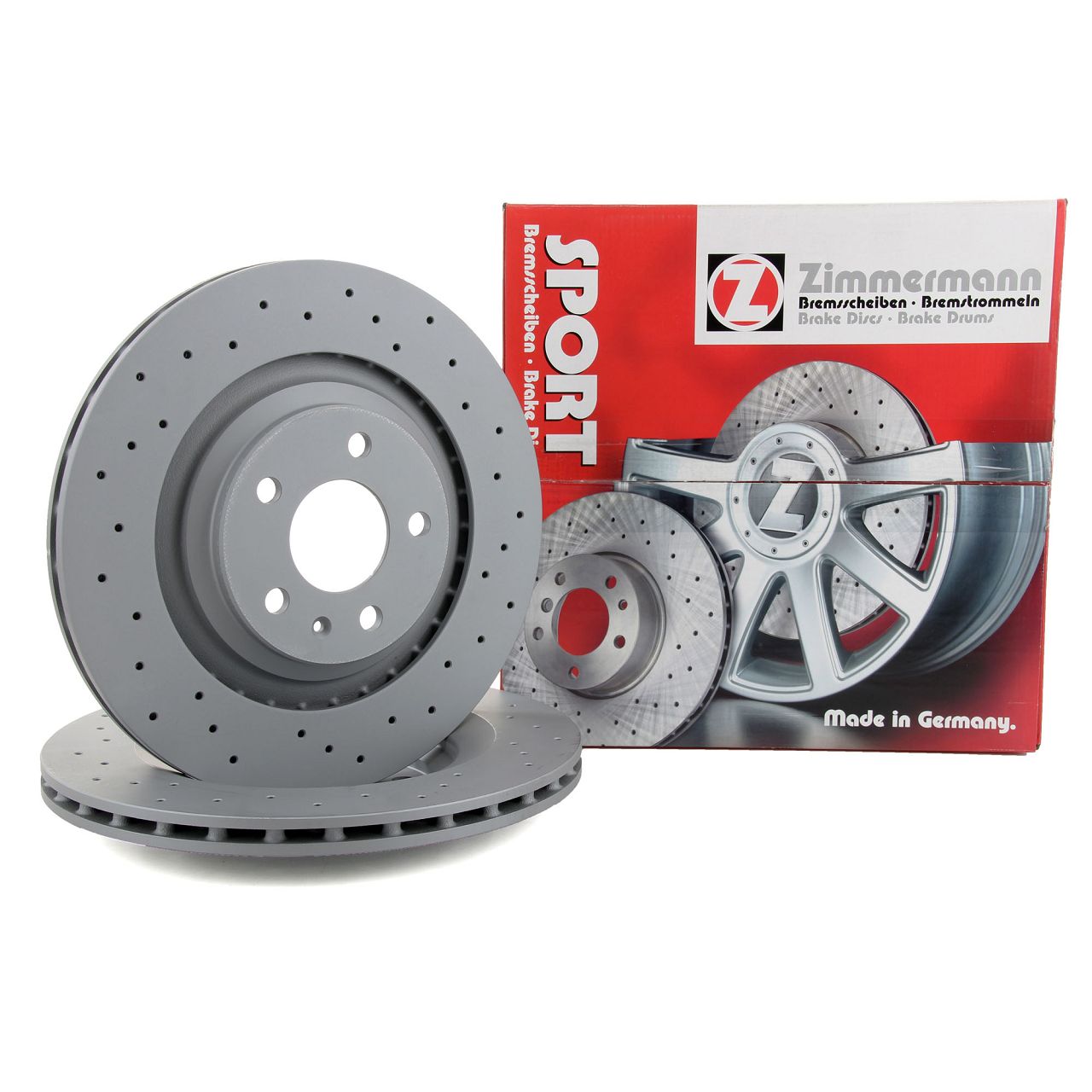 Zimmermann SPORT Bremsscheiben f&uuml;r AUDI S6 + A6 Allroad C6 A7 4G A8 4H hinten