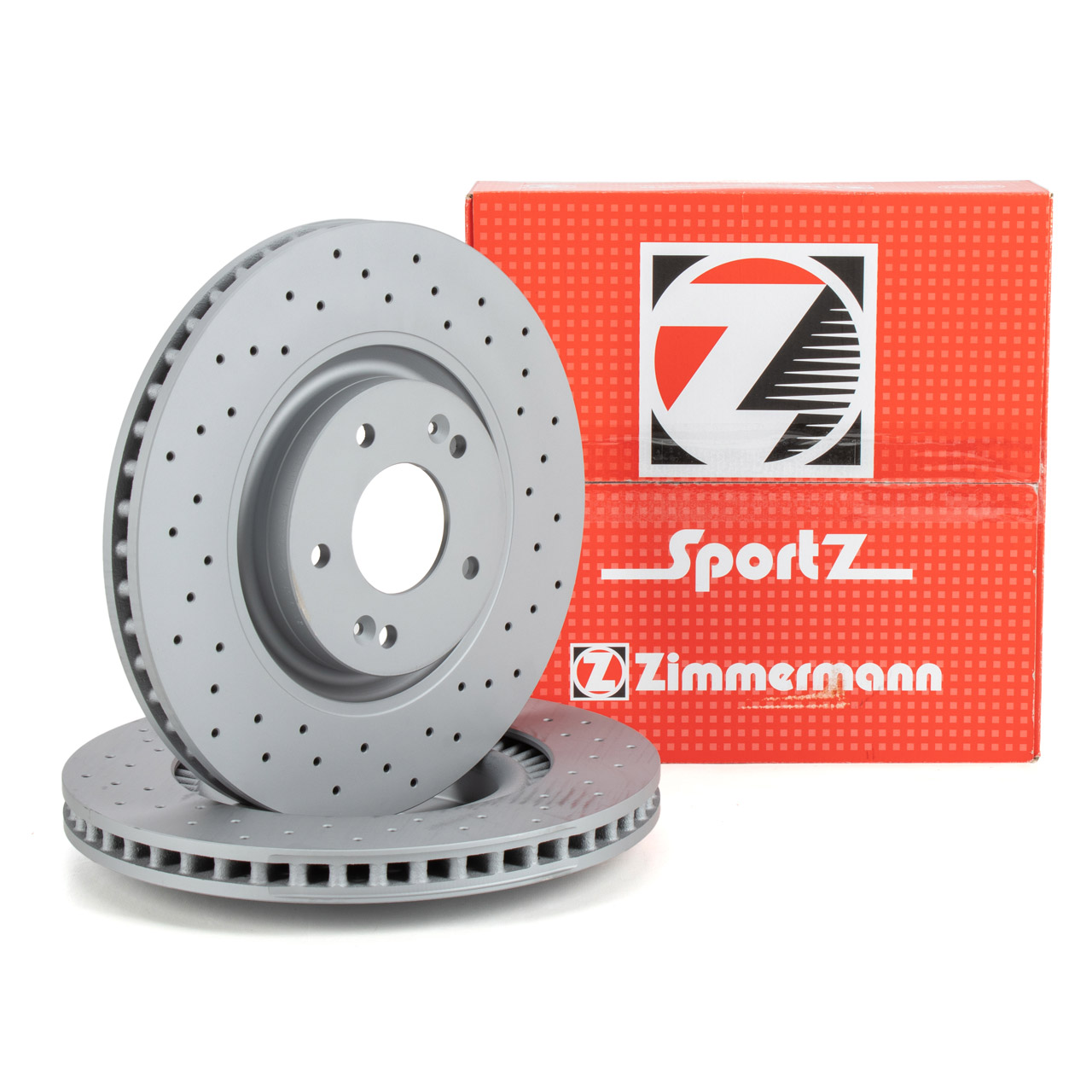 Zimmermann SPORT Brake Disc Set for HYUNDAI i40 VF and KIA CEE'