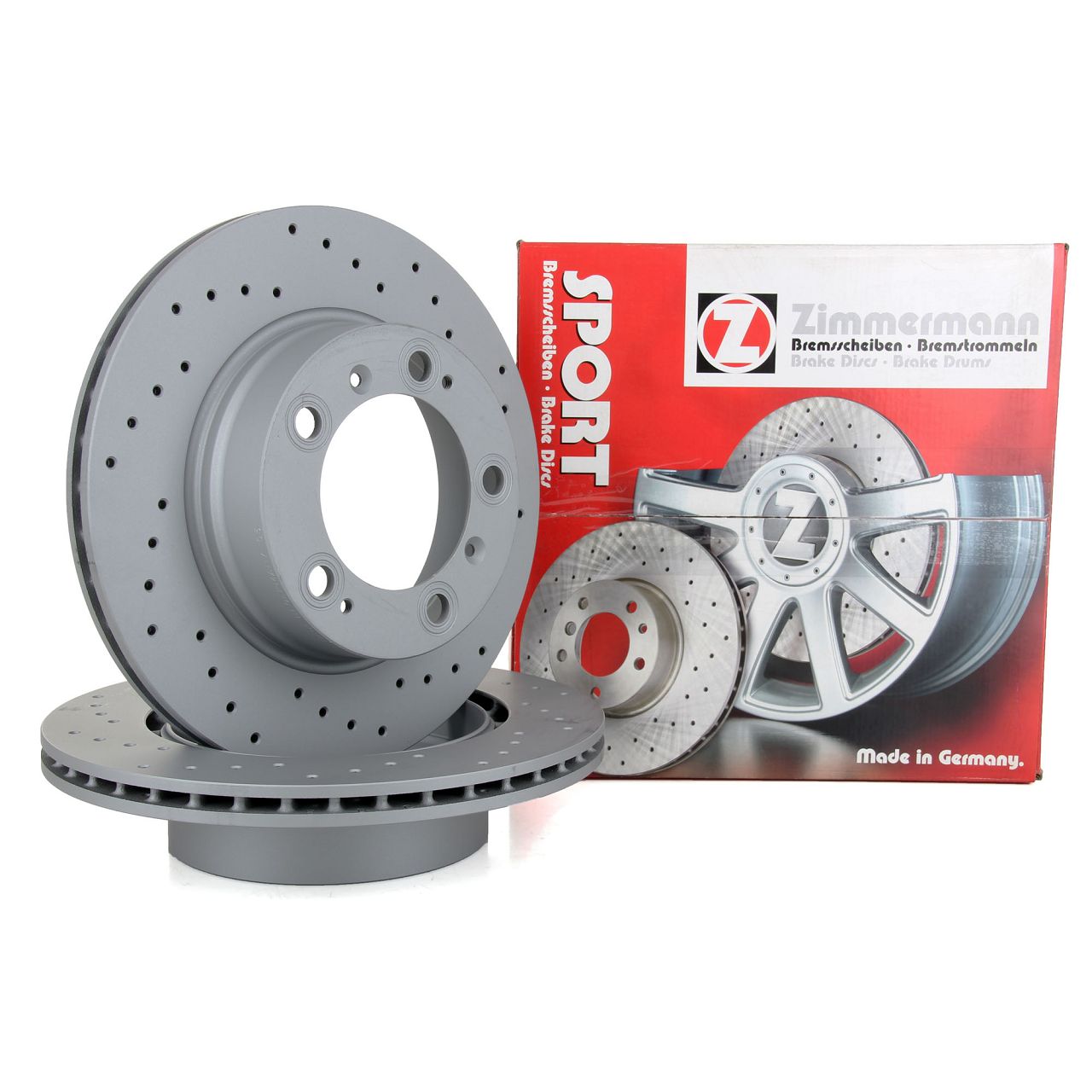 Zimmermann SPORT Bremsscheiben Satz f&uuml;r PORSCHE Boxster (986) 2.5 2.7 204-228 PS hinten