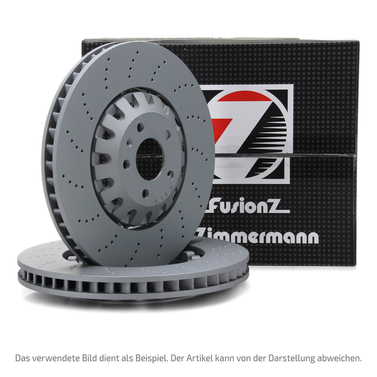 Zimmermann FORMULA Z Brake Disc Set for PORSCHE 718 Cayman (981 982) 3.8/4.0 GT4 (Front)