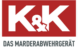 K&K Marderabwehr Logo für innovative Produkte gegen Marderbefall