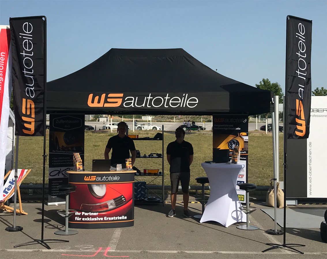 W+S Autoteile stand at the PFF car meeting